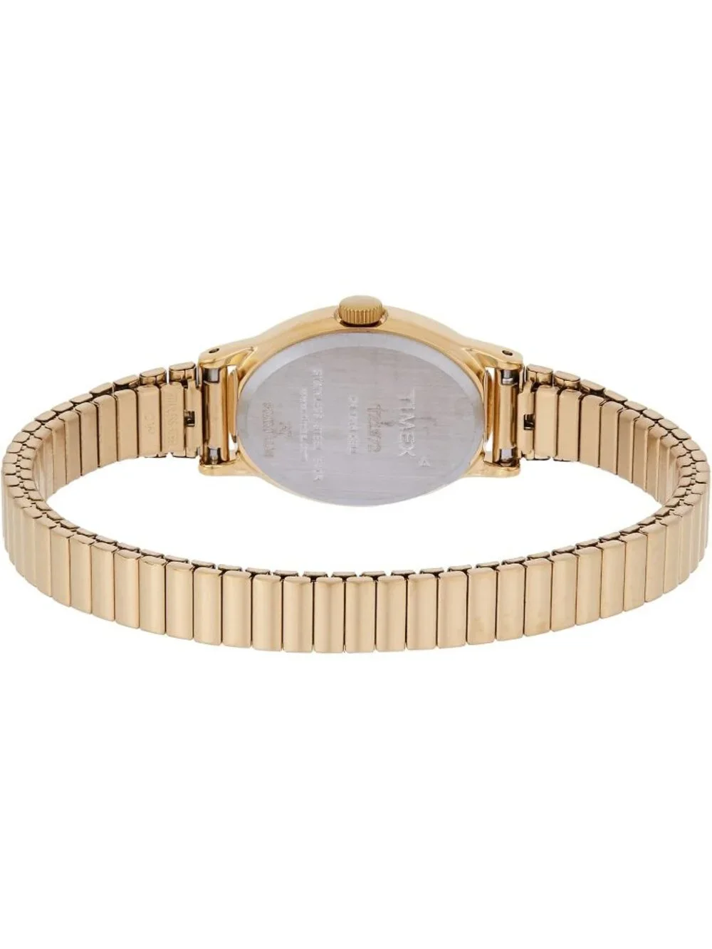 Women's Gold Tone White Crystal Dial Cavatina Classic Elegant Wrist Watches